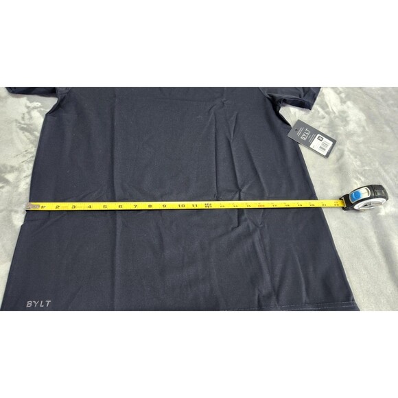 BYLT Men's Medium Navy Blue Everyday Short Sleeve Classic Fit NWT - Picture 6 of 6